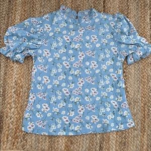Light blue blouse